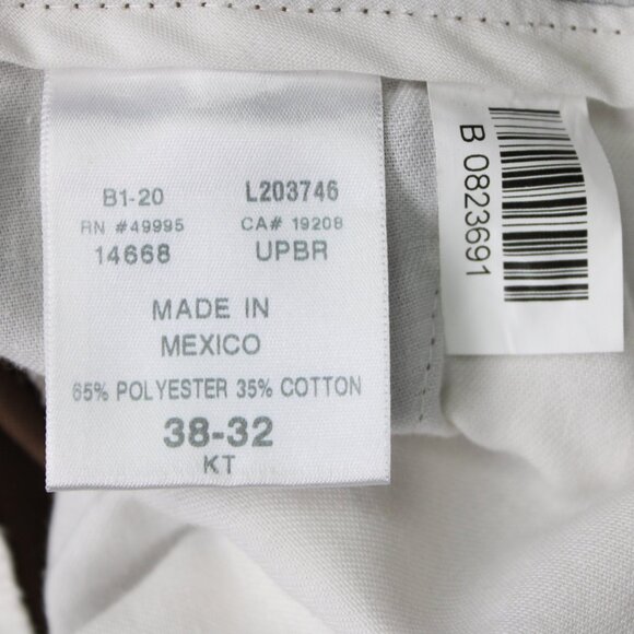 WearGuard UPS Work Pants Men 38x32 Brown Flat Front Utility Cargo Uniform Chinos - Picture 12 of 13